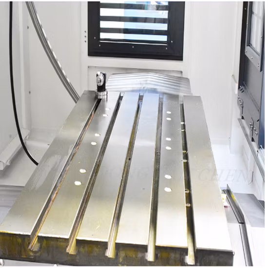 Máquina CNC de procesamiento de metales de 5 ejes para perfiles de acero y aluminio Centro de mecanizado vertical Fresado Perforación Roscado Vmc