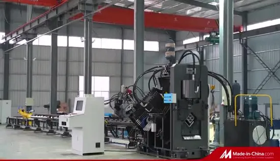 Punzonadora de acero en ángulo CNC Proveedor de máquina perforadora de ángulo Línea de ángulo Punzonadora en ángulo Estructura de acero en ángulo Máquina de procesamiento de ángulos
